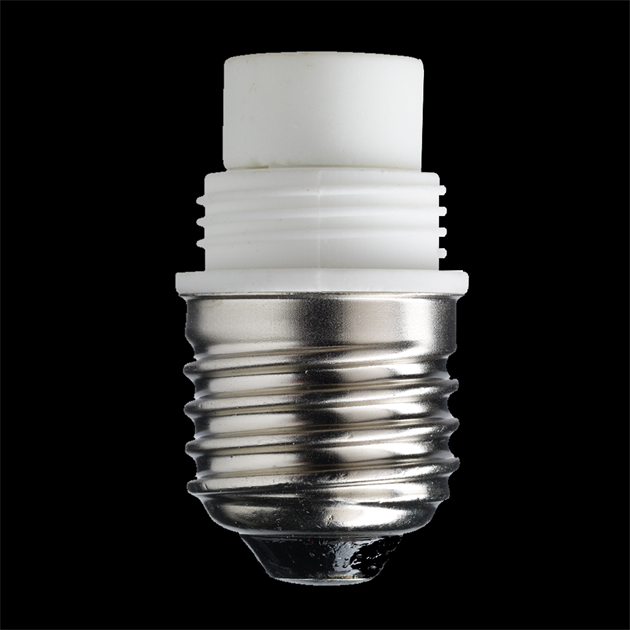 Adapter vit E27 21,5mm